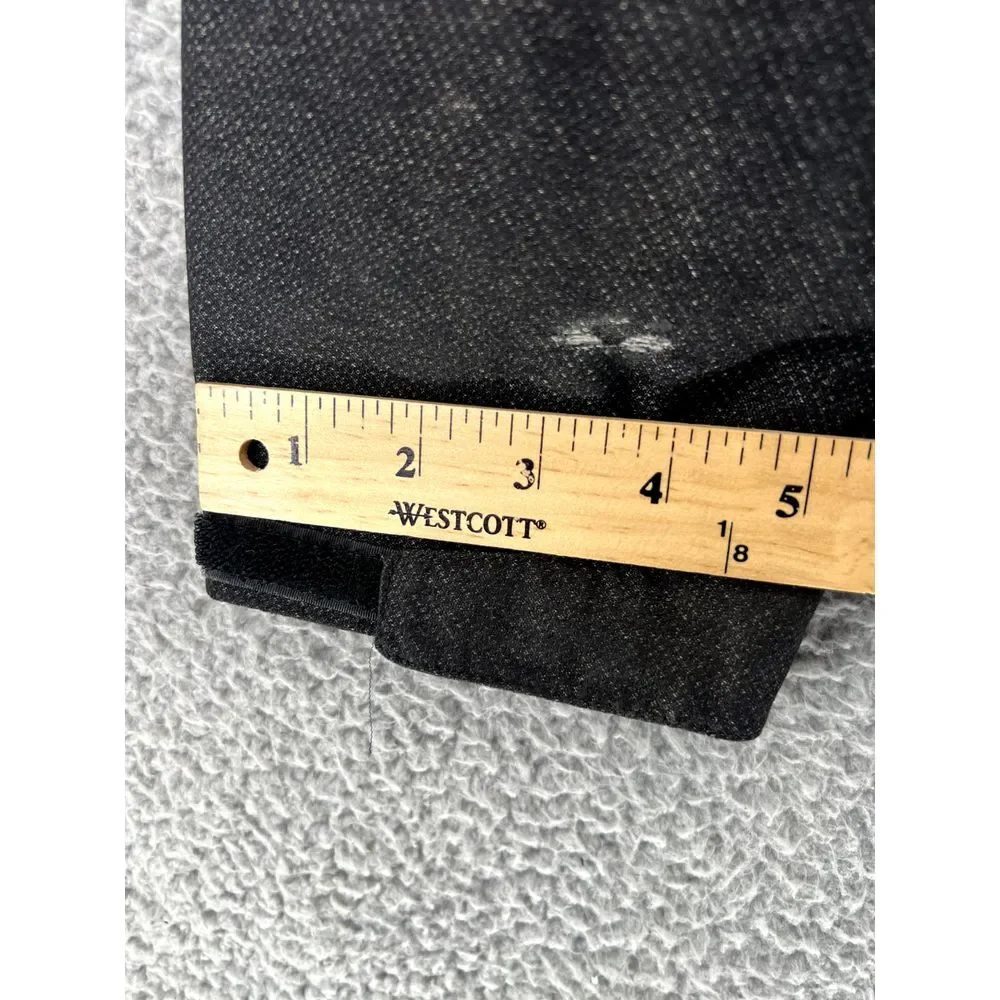 THE NORTH FACE Hoodie Jacket Mens Size S/P Full Zip‎ Black Leather Patch Logo